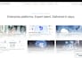 develop a modern, immersive full stack website with next gen UI